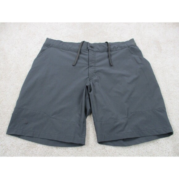 North Face Shorts Men 38 Gray Cargo Pocket Lightweight Casual Drawstring Hiking - Picture 1 of 12